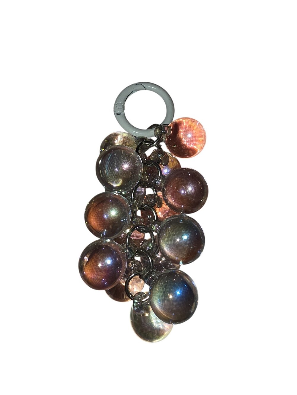 Iridescent Bubble Cluster Keychain